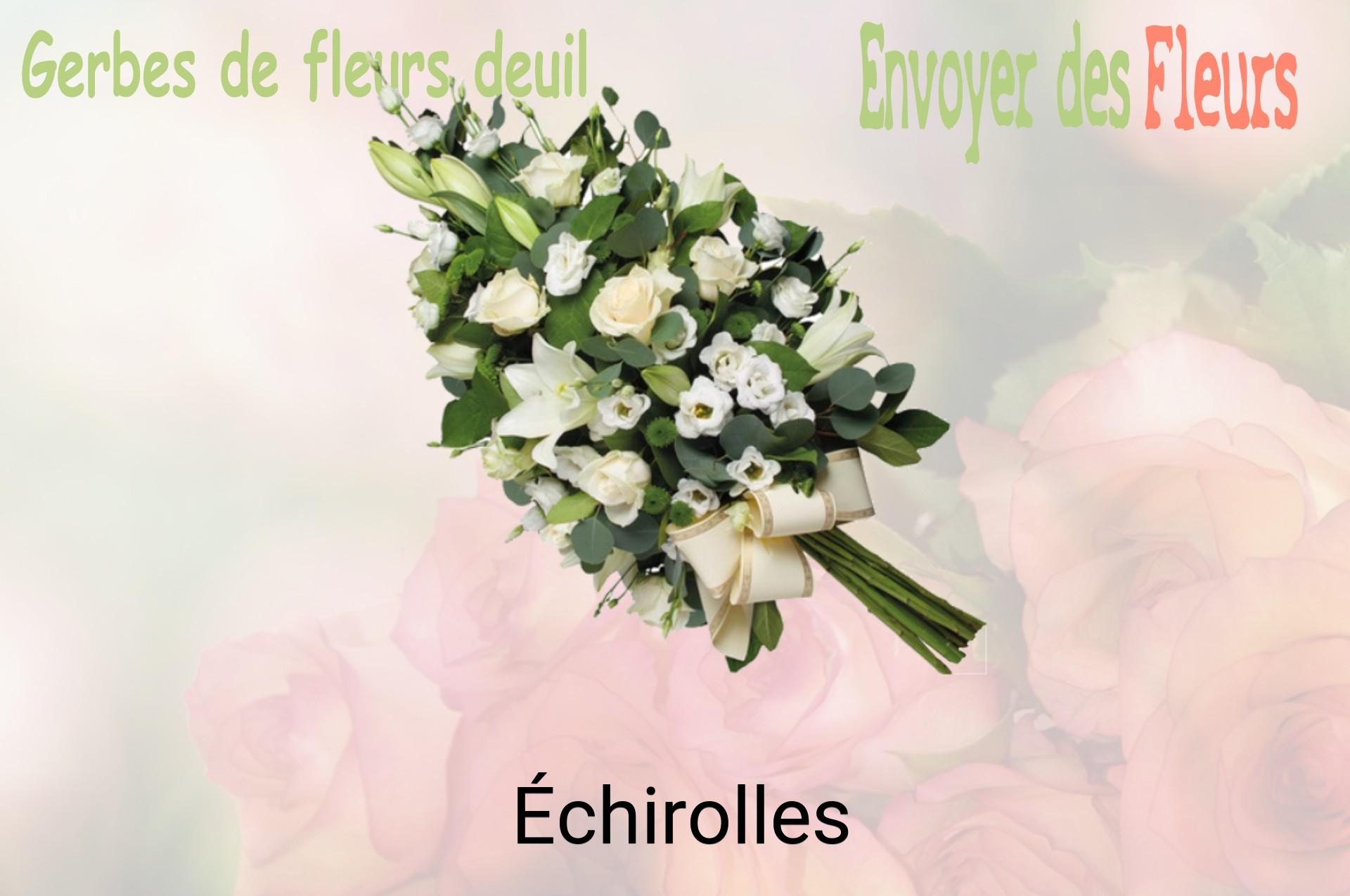 Gerbe de fleurs de deuil livrée à Échirolles